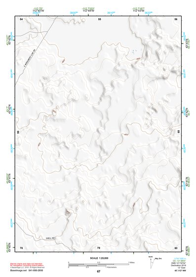 43112NW Page 67 Circular Butte Topo Preview 1