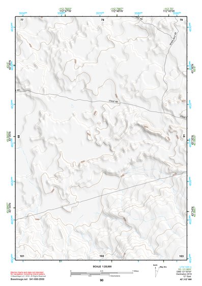43112NW Page 90 Circular Butte Topo Preview 1