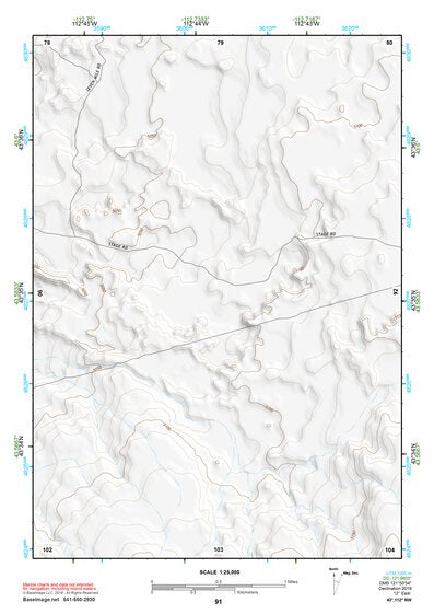 43112NW Page 91 Circular Butte Topo Preview 1