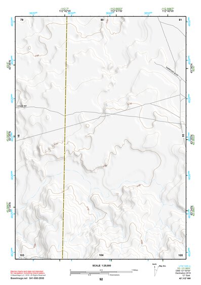 43112NW Page 92 Circular Butte Topo Preview 1