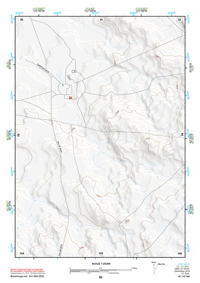 43112NW Page 93 Circular Butte Topo Preview 1