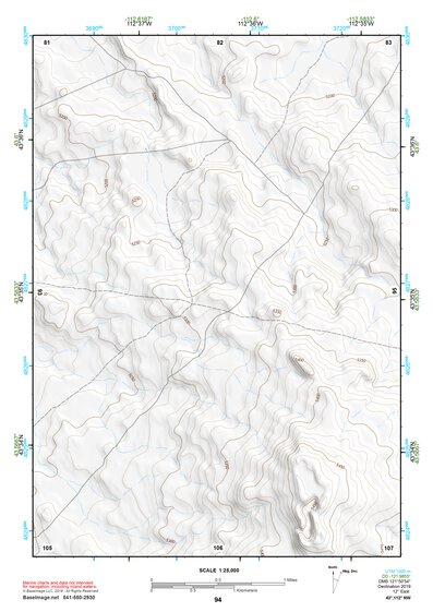 43112NW Page 94 Circular Butte Topo Preview 1
