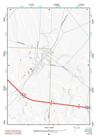 43112NW Page 98 Circular Butte Topo Preview 1