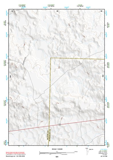 43112NW Page 101 Circular Butte Topo Preview 1