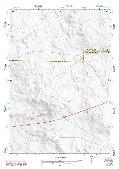 43112NW Page 102 Circular Butte Topo Preview 1