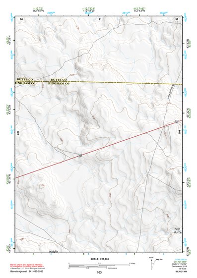 43112NW Page 103 Circular Butte Topo Preview 1