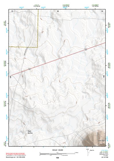 43112NW Page 104 Circular Butte Topo Preview 1