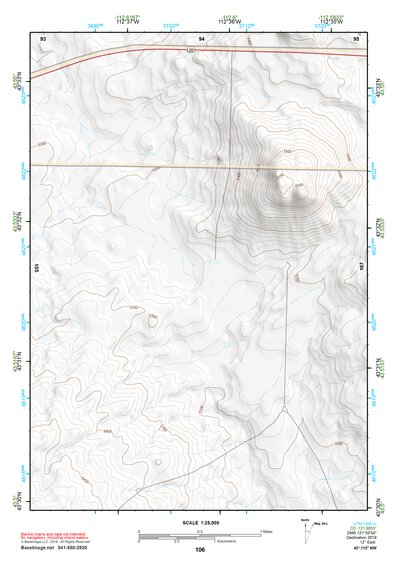 43112NW Page 106 Circular Butte Topo Preview 1