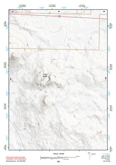 43112NW Page 107 Circular Butte Topo Preview 1