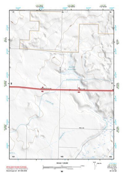 43112SW Page 90 Blackfoot Topo Preview 1
