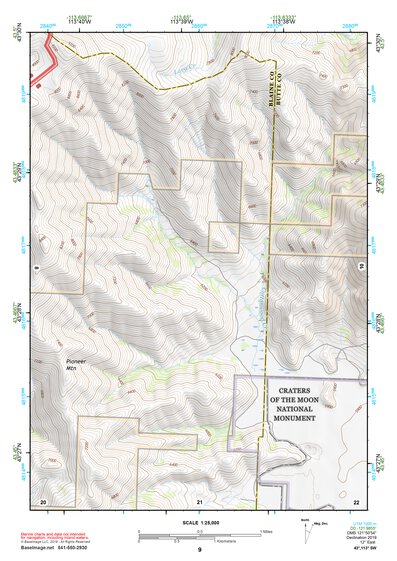 43113SW Page 9 Craters Of The Moon Topo Preview 1