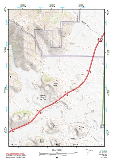 43113SW Page 11 Craters Of The Moon Topo Preview 1