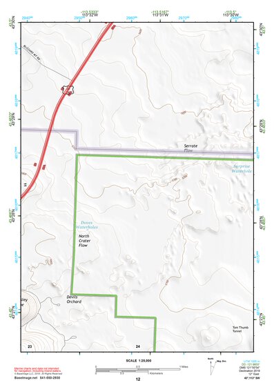 43113SW Page 12 Craters Of The Moon Topo Preview 1