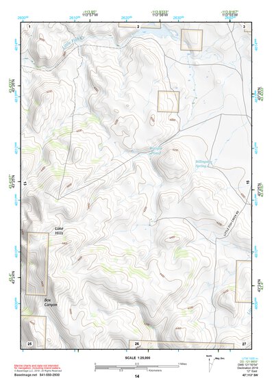 43113SW Page 14 Craters Of The Moon Topo Preview 1