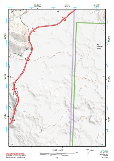 43113SW Page 22 Craters Of The Moon Topo Preview 1