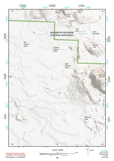 43113SW Page 23 Craters Of The Moon Topo Preview 1