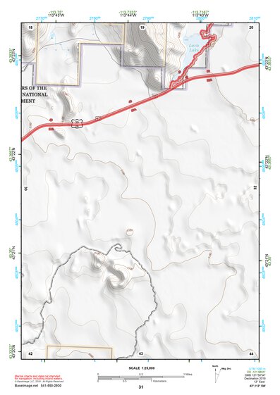 43113SW Page 31 Craters Of The Moon Topo Preview 1