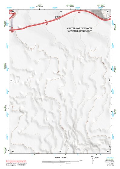 43113SW Page 32 Craters Of The Moon Topo Preview 1