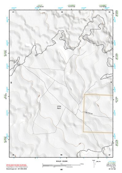 43113SW Page 44 Craters Of The Moon Topo Preview 1