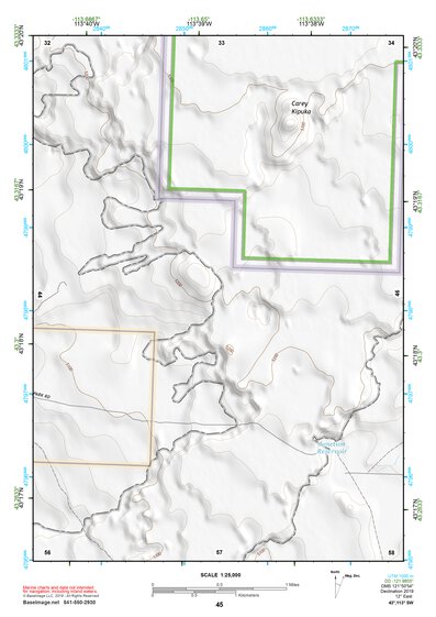 43113SW Page 45 Craters Of The Moon Topo Preview 1