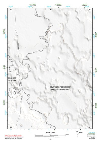 43113SW Page 54 Craters Of The Moon Topo Preview 1