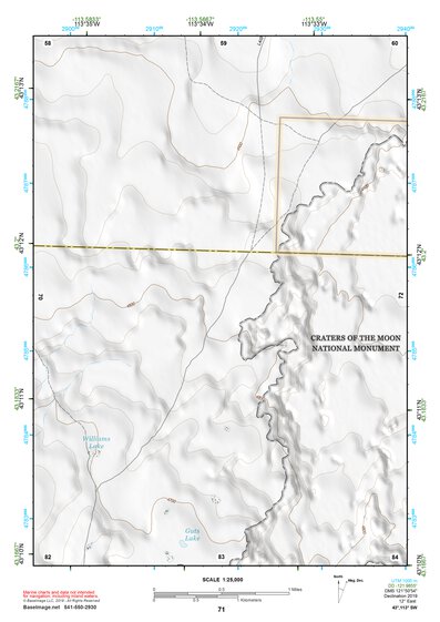 43113SW Page 71 Craters Of The Moon Topo Preview 1