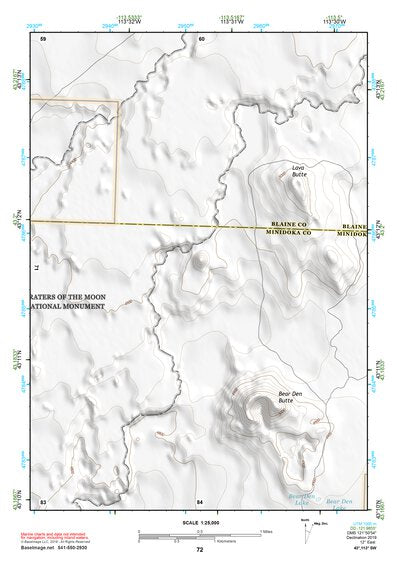 43113SW Page 72 Craters Of The Moon Topo Preview 1