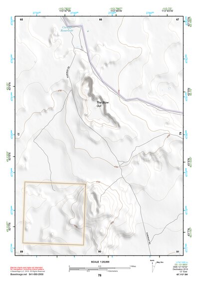43113SW Page 78 Craters Of The Moon Topo Preview 1