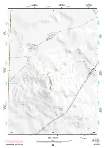43113SW Page 92 Craters Of The Moon Topo Preview 1