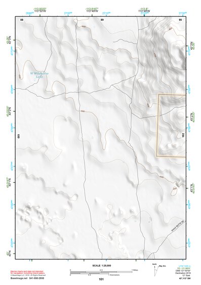 43113SW Page 101 Craters Of The Moon Topo Preview 1