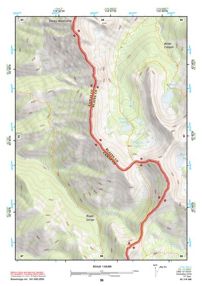 43114NW Page 56 Sun Valley Topo Preview 1