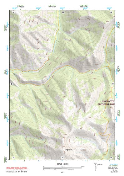 43114NW Page 67 Sun Valley Topo Preview 1