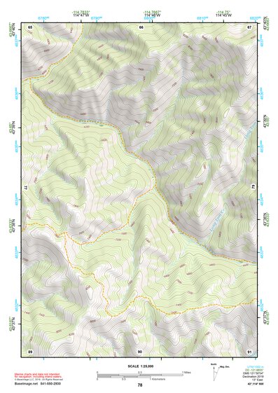 43114NW Page 78 Sun Valley Topo Preview 1