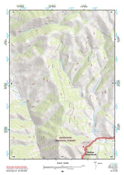 43114NW Page 89 Sun Valley Topo Preview 1