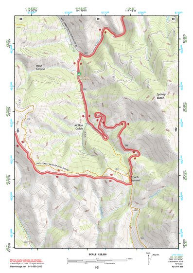 43114NW Page 101 Sun Valley Topo Preview 1