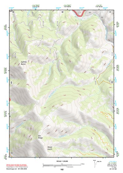 43114NW Page 102 Sun Valley Topo Preview 1