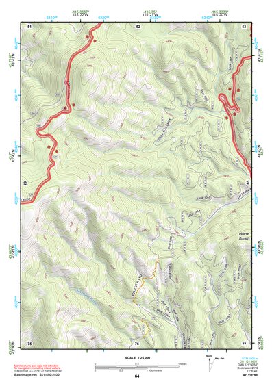 43115NE Page 64 Idaho City Topo Preview 1