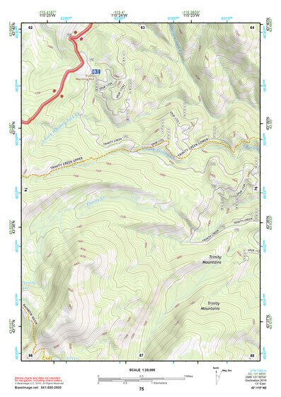 43115NE Page 75 Idaho City Topo Preview 1