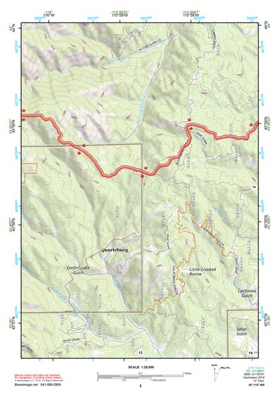 43115NW Page 1 Idaho City Topo Preview 1
