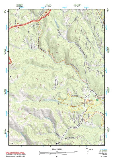 43115NW Page 9 Idaho City Topo Preview 1