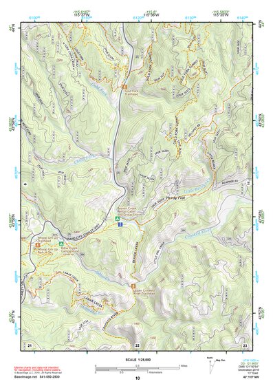 43115NW Page 10 Idaho City Topo Preview 1