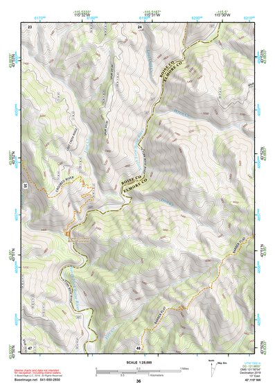 43115NW Page 36 Idaho City Topo Preview 1