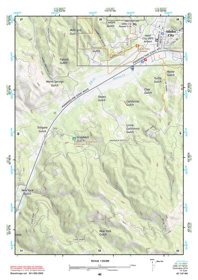43115NW Page 40 Idaho City Topo Preview 1