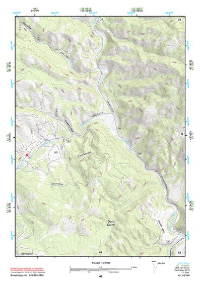 43115NW Page 49 Idaho City Topo Preview 1