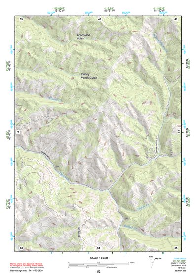 43115NW Page 52 Idaho City Topo Preview 1