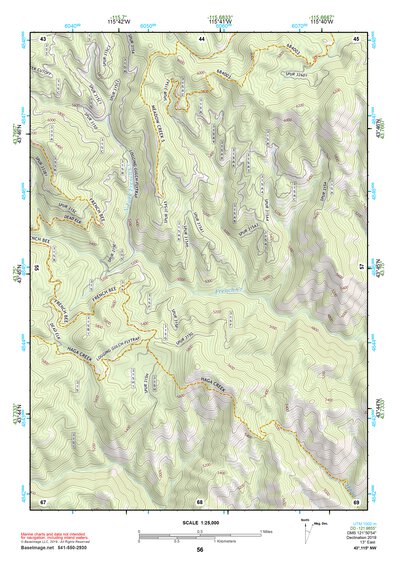 43115NW Page 56 Idaho City Topo Preview 1