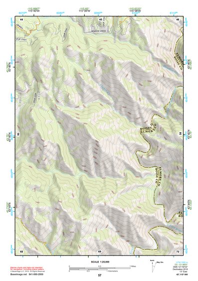 43115NW Page 57 Idaho City Topo Preview 1