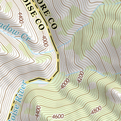 43115NW Page 58 Idaho City Topo Preview 3