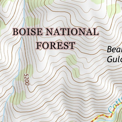 43115NW Page 65 Idaho City Topo Preview 2