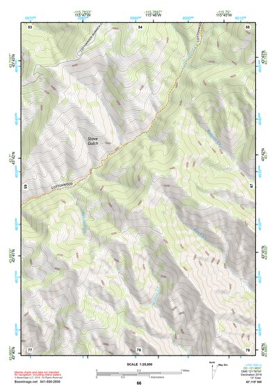 43115NW Page 66 Idaho City Topo Preview 1